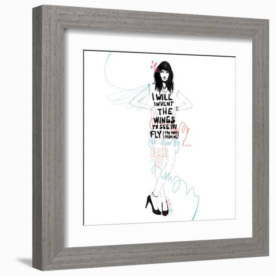 I Will Invent-Manuel Rebollo-Framed Art Print