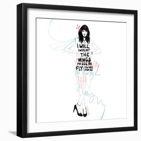 I Will Invent-Manuel Rebollo-Framed Premium Giclee Print