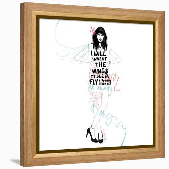 I Will Invent-Manuel Rebollo-Framed Stretched Canvas