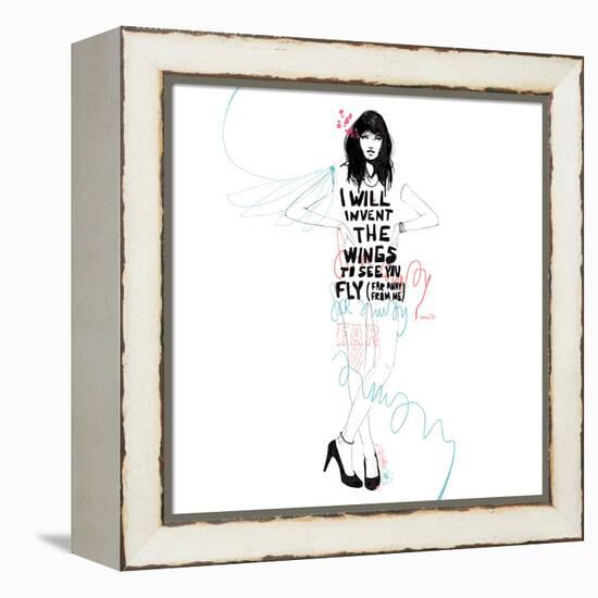 I Will Invent-Manuel Rebollo-Framed Stretched Canvas