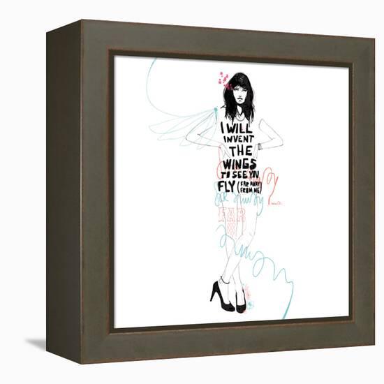 I Will Invent-Manuel Rebollo-Framed Stretched Canvas