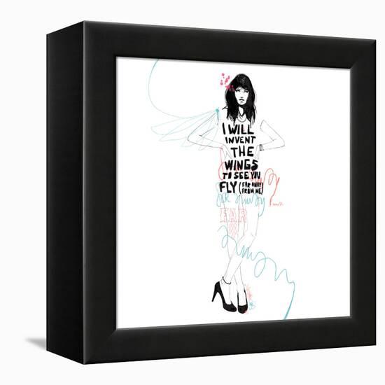 I Will Invent-Manuel Rebollo-Framed Stretched Canvas