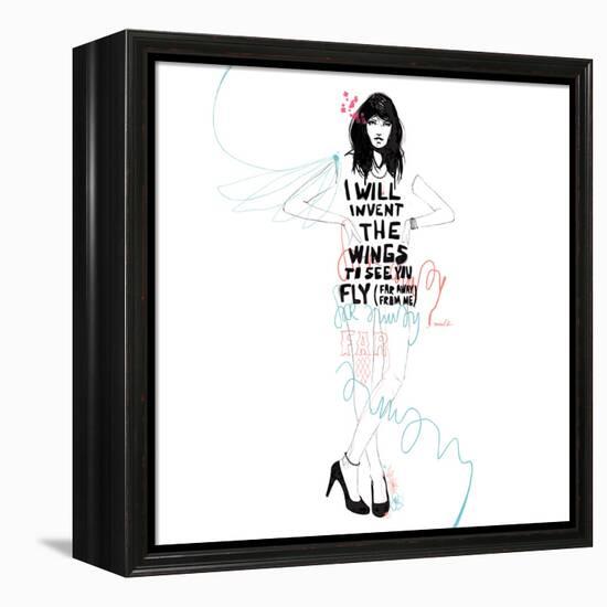 I Will Invent-Manuel Rebollo-Framed Stretched Canvas