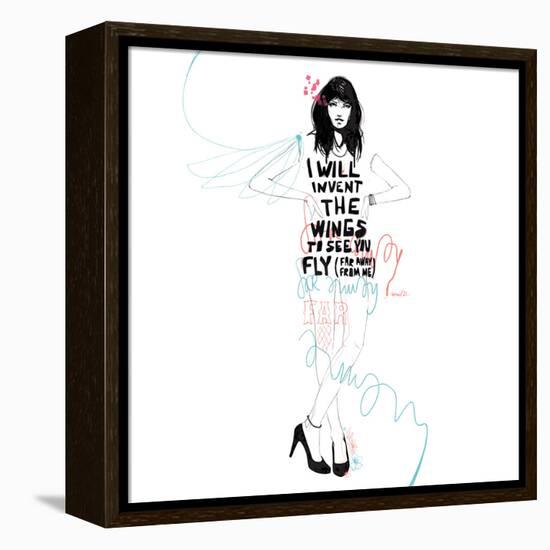 I Will Invent-Manuel Rebollo-Framed Stretched Canvas