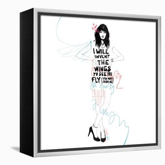 I Will Invent-Manuel Rebollo-Framed Stretched Canvas