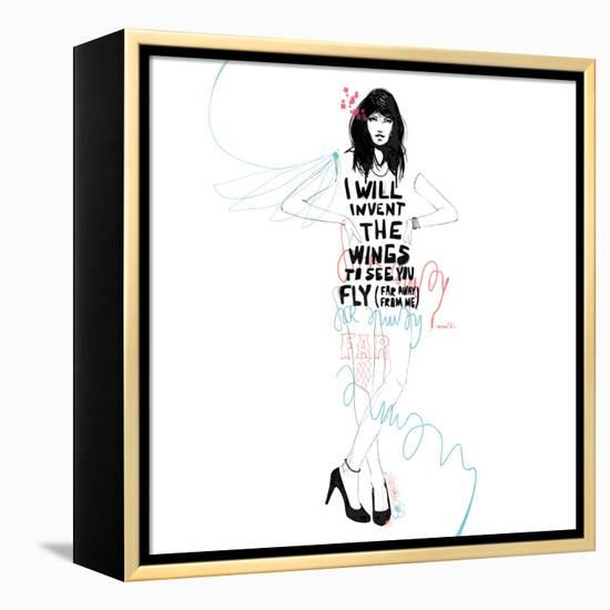 I Will Invent-Manuel Rebollo-Framed Stretched Canvas