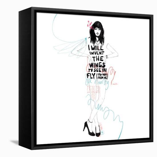 I Will Invent-Manuel Rebollo-Framed Stretched Canvas