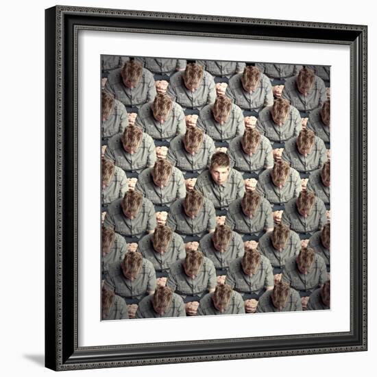 I Will Not Conform!-Baden Bowen-Framed Photographic Print