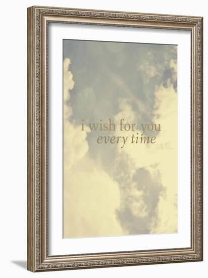 I Wish for You-Vintage Skies-Framed Giclee Print