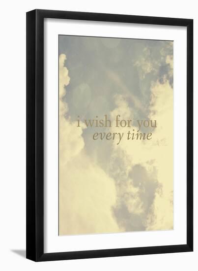 I Wish for You-Vintage Skies-Framed Giclee Print