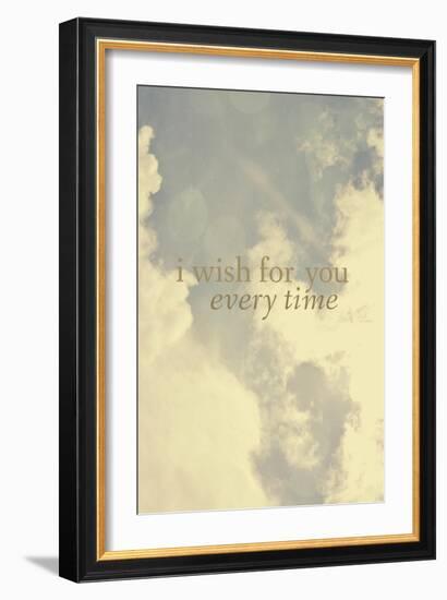 I Wish for You-Vintage Skies-Framed Giclee Print