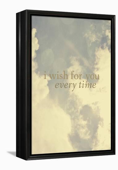 I Wish for You-Vintage Skies-Framed Premier Image Canvas