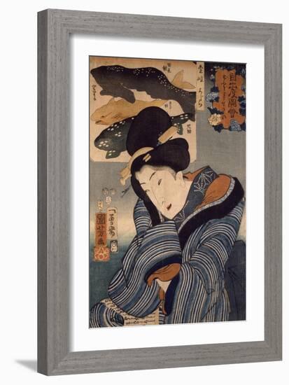 I Wish He Were Here-Kuniyoshi Utagawa-Framed Giclee Print
