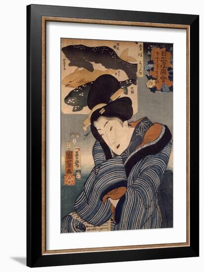 I Wish He Were Here-Kuniyoshi Utagawa-Framed Giclee Print