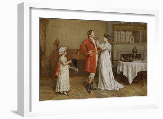 I Wish You Luck-George Goodwin Kilburne-Framed Giclee Print