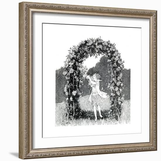 I Wonder - Child Life-Mildred Lyon-Framed Giclee Print