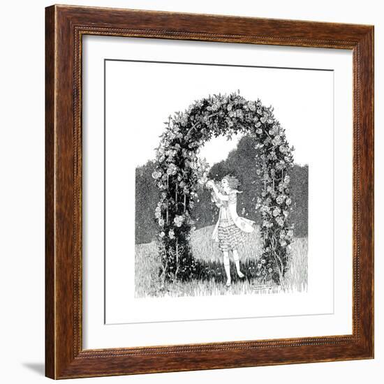 I Wonder - Child Life-Mildred Lyon-Framed Giclee Print