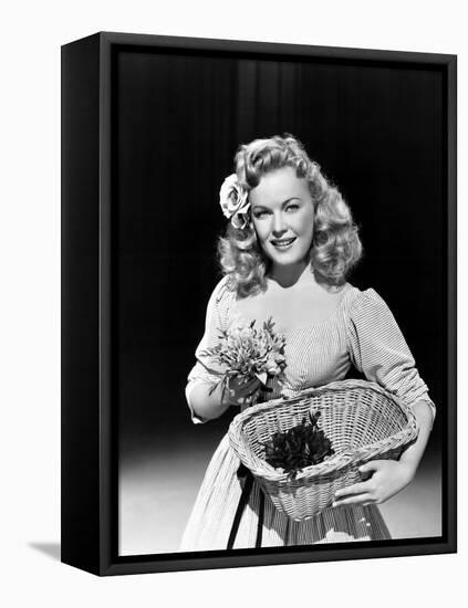 I Wonder Who's Kissing Her Now, June Haver, 1947-null-Framed Stretched Canvas