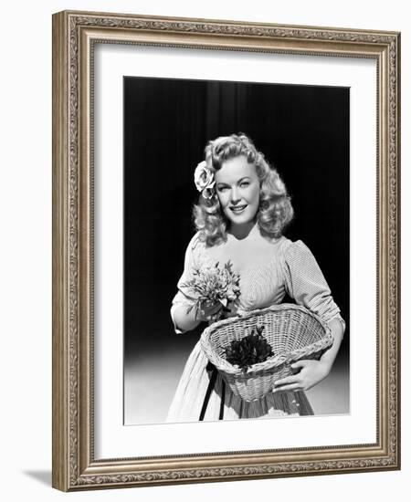 I Wonder Who's Kissing Her Now, June Haver, 1947-null-Framed Photo