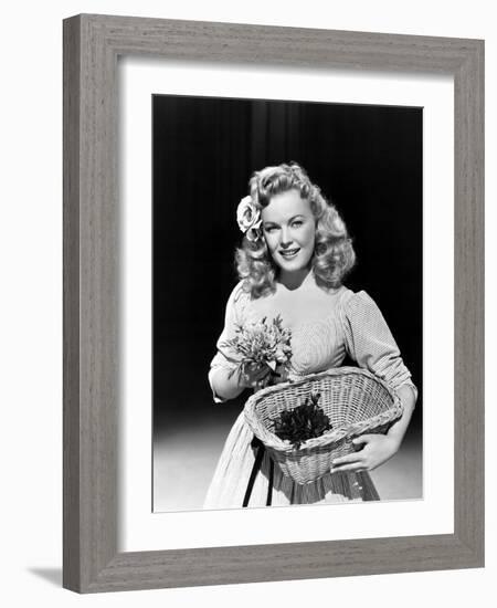 I Wonder Who's Kissing Her Now, June Haver, 1947-null-Framed Photo