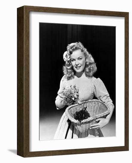 I Wonder Who's Kissing Her Now, June Haver, 1947-null-Framed Photo