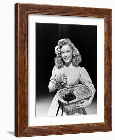 I Wonder Who's Kissing Her Now, June Haver, 1947-null-Framed Photo