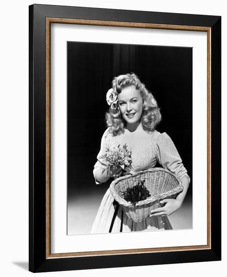 I Wonder Who's Kissing Her Now, June Haver, 1947-null-Framed Photo