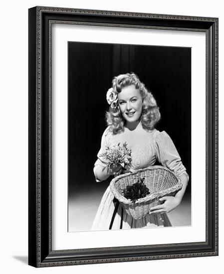 I Wonder Who's Kissing Her Now, June Haver, 1947-null-Framed Photo