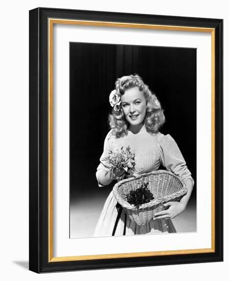 I Wonder Who's Kissing Her Now, June Haver, 1947-null-Framed Photo