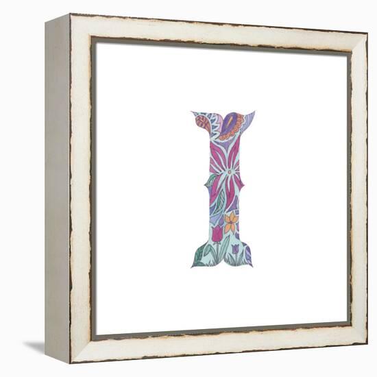 I-Green Girl-Framed Premier Image Canvas