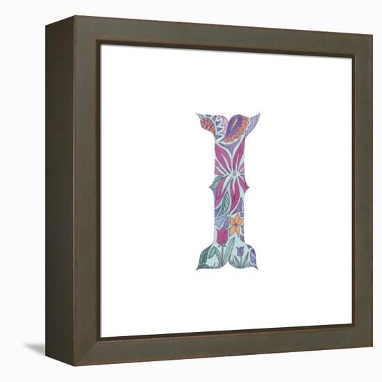 I-Green Girl-Framed Premier Image Canvas