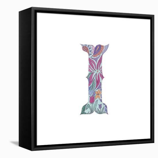 I-Green Girl-Framed Premier Image Canvas