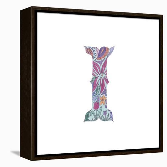 I-Green Girl-Framed Premier Image Canvas