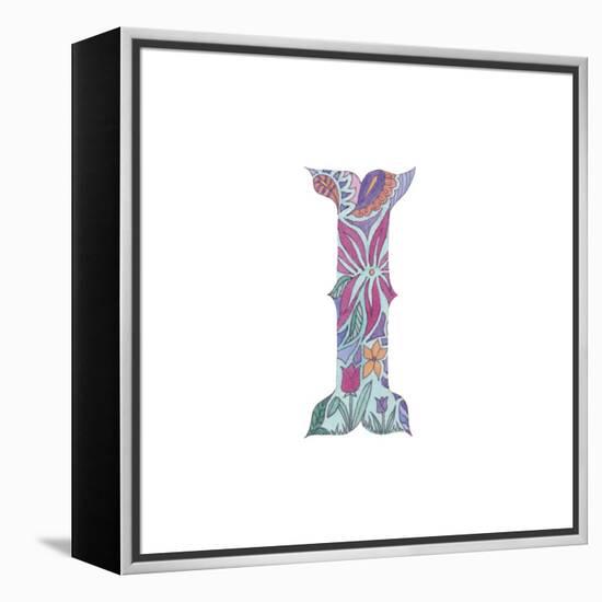 I-Green Girl-Framed Premier Image Canvas