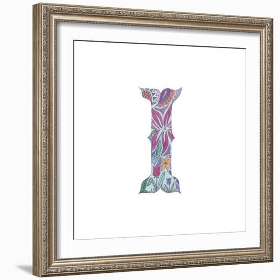 I-Green Girl-Framed Giclee Print