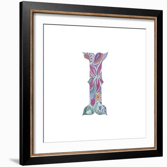 I-Green Girl-Framed Giclee Print