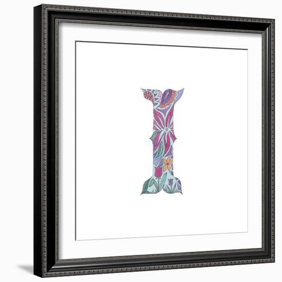 I-Green Girl-Framed Giclee Print