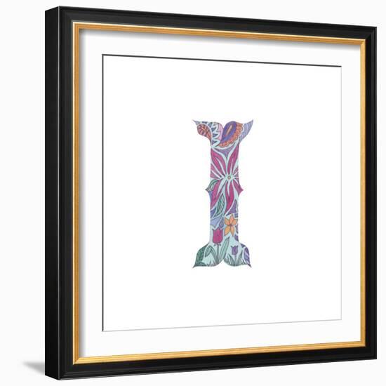 I-Green Girl-Framed Giclee Print