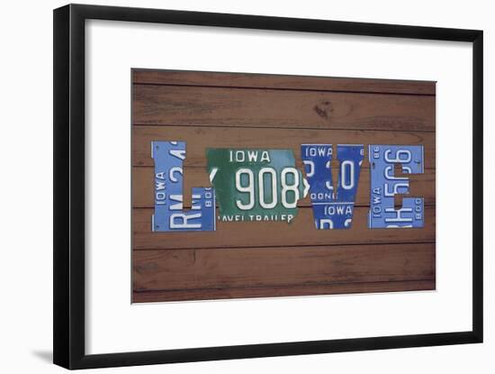 IA State Love-Design Turnpike-Framed Giclee Print