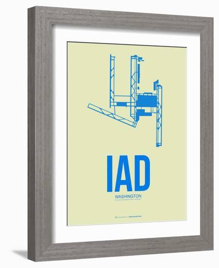 Iad Washington Poster 1-NaxArt-Framed Art Print