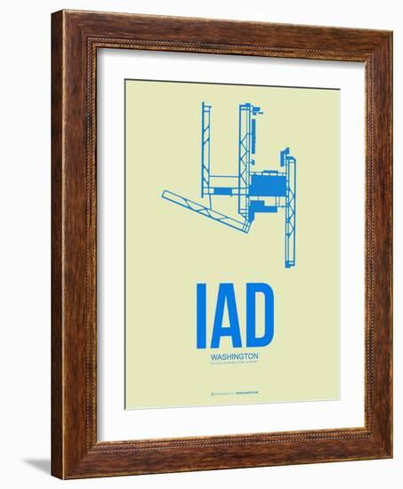 Iad Washington Poster 1-NaxArt-Framed Art Print