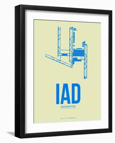 Iad Washington Poster 1-NaxArt-Framed Art Print