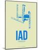 Iad Washington Poster 1-NaxArt-Mounted Art Print