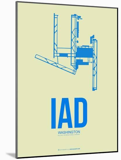 Iad Washington Poster 1-NaxArt-Mounted Art Print