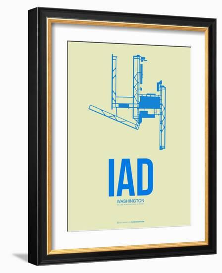 Iad Washington Poster 1-NaxArt-Framed Art Print