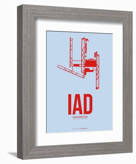 Iad Washington Poster 2-NaxArt-Framed Art Print