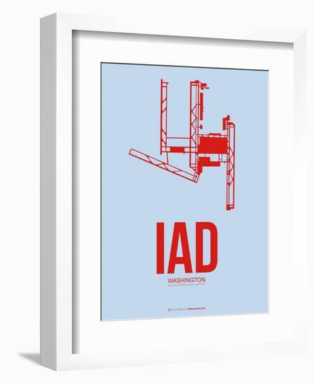 Iad Washington Poster 2-NaxArt-Framed Art Print