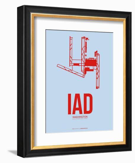 Iad Washington Poster 2-NaxArt-Framed Art Print