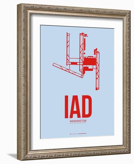 Iad Washington Poster 2-NaxArt-Framed Art Print