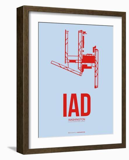 Iad Washington Poster 2-NaxArt-Framed Art Print